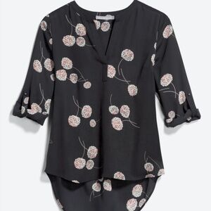 Last chance! Stitch Fix DANIEL RAINN Split Neck Tab Sleeve Dandelion Blouse S